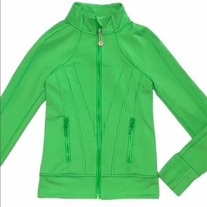 Ivivva lime Perfect your practice jacket girls